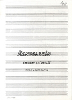 Portada de la partitura Kandelerio (1977)